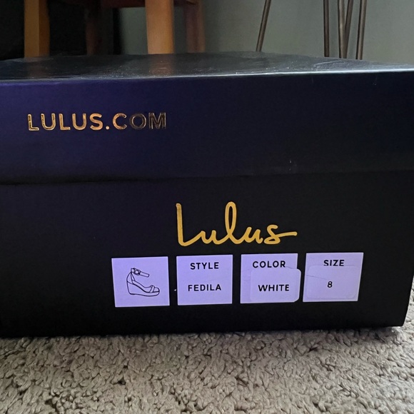 Lulus White Platform Wedge Sandal - Picture 4 of 4